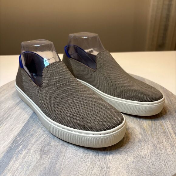 NEW Rothy's Women's The‎ Original Tan Comfort Slip-On Sneaker Shoes US Size 7.5 - Picture 1 of 12